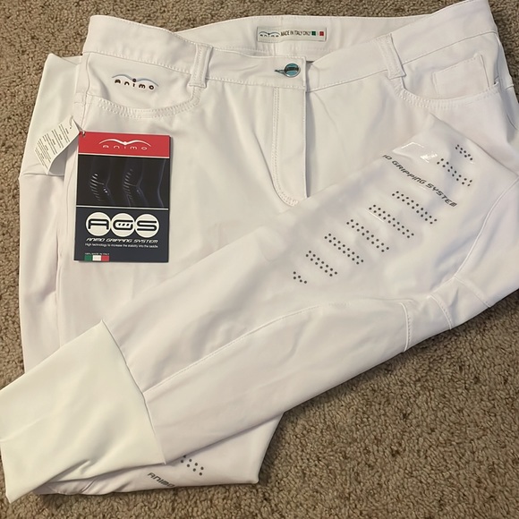 Animo Noodwill knee grip breeches in white (IT size 48) - Picture 3 of 9
